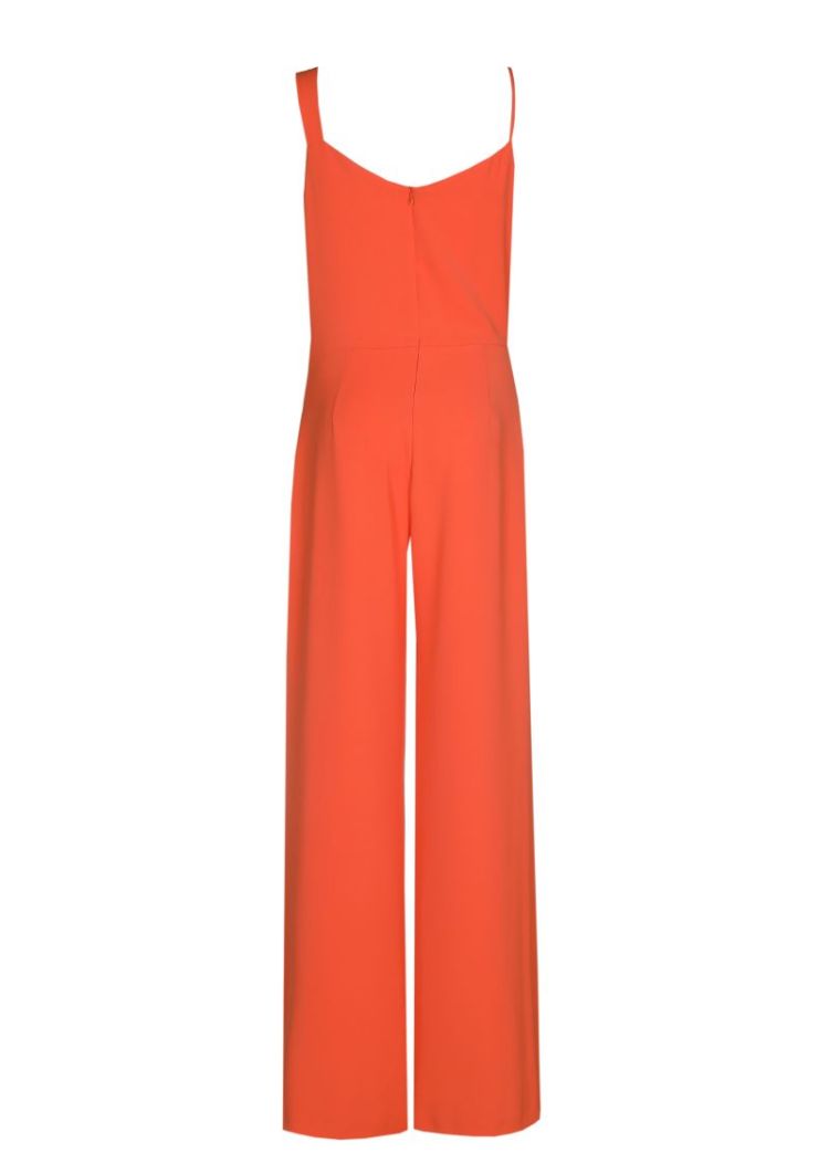 Soepelvallende geklede jumpsui 51 Coral Red