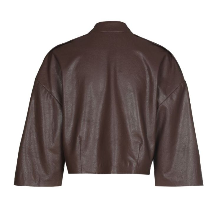 Bolerojas in vegan leather 32 Cacao