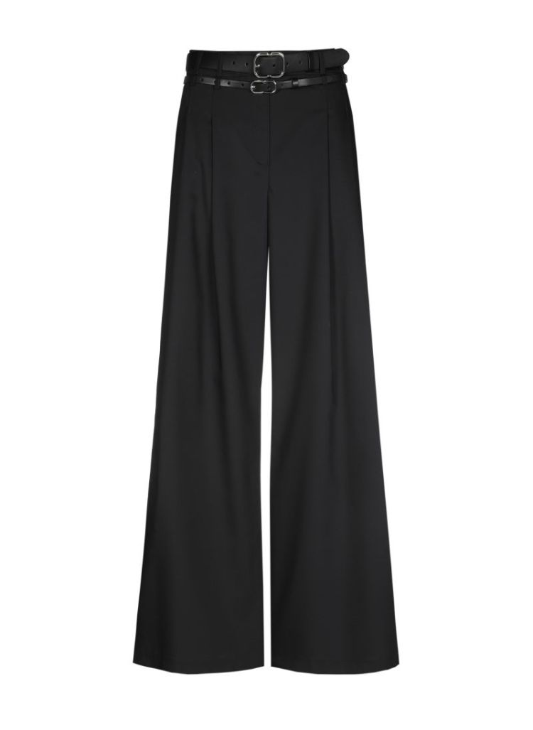 Elegante broek met dubbele rie 10 Black